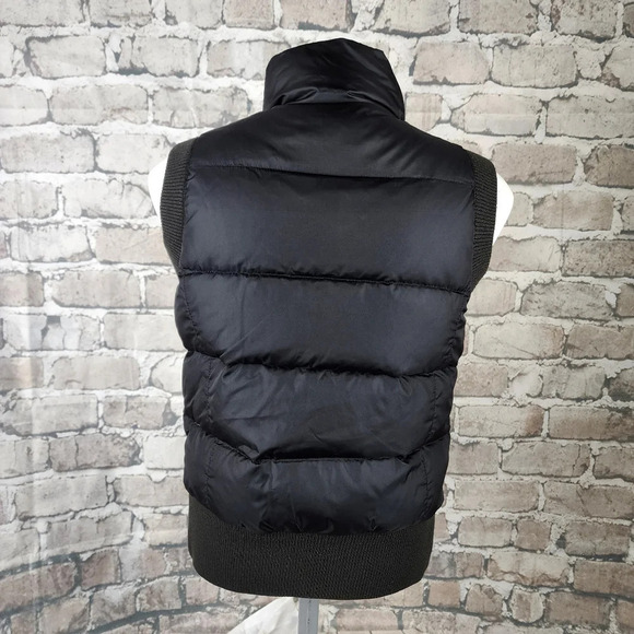 Jacob Connexion Goose Down Puffer Vest Black Size - Picture 9 of 11